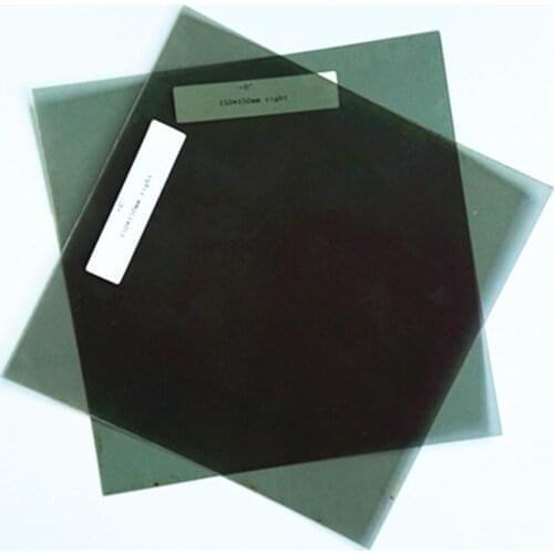 0 Degree 100×100mm 3D Circular Polarized Film,Non-adhesive Circular Polarizer Filters Lens Film Sheets For Left&Right Eyes