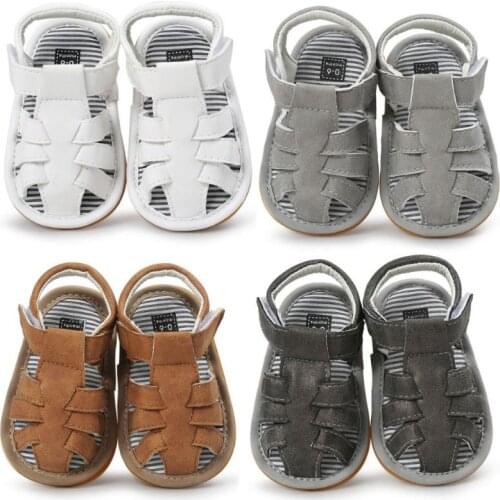 Summer Four-color Baby Shoes Mens Sandals Baby Shoes Rubber-soled Sandals Baby Toddler Shoes Baby Accessories