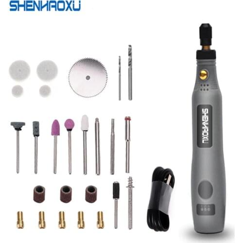 Mini Cordless Drill Power Tools Electric 3.6V Drill Grinder Grinding Accessories Set Wireless Engraving Pen For Dremel Home DIY