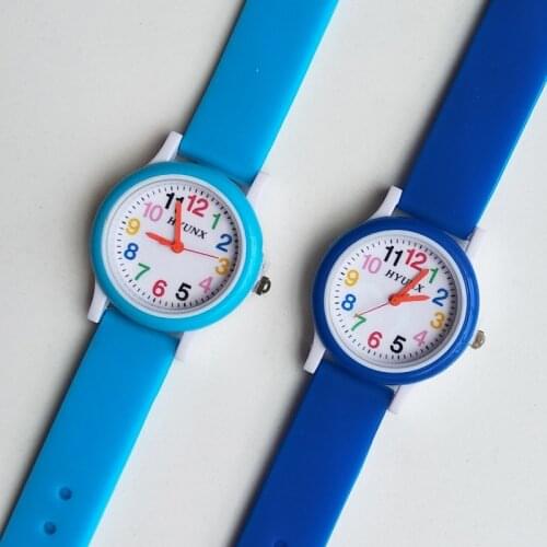Fashion Children Watches Kid Students Clock Silicone Child Quartz Wristwatches Dress Kids Digital Watch Boys Girls Baby Gift
