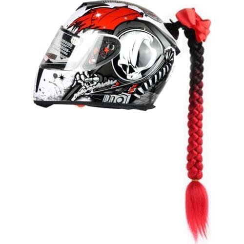 New Men Motorcycle Helmet handmade Dreadlocks Women Sexy cool Decoration Punk Dirty Braid Motocross Racing for All Riders