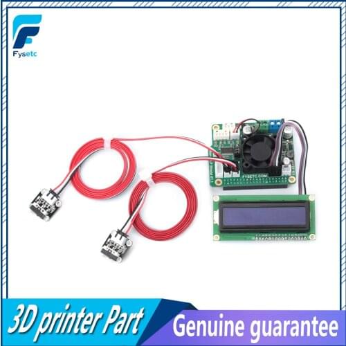 NanoDLP Shield V1.1 Expansion Board With DRV8825 Controled MOS + LCD1602 With I2C 1602 LCD Module Screen + 2pcs CR-10 Endstops