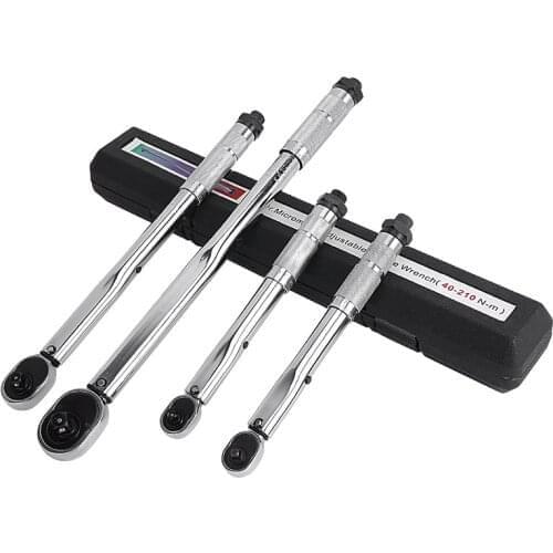 Hand Tools Automotive Torque Wrench 1/4'' 3/8'' 1/2'' Mechanical Tools Torque Wrench Multi-tool Repair Car Bike High-accuracy