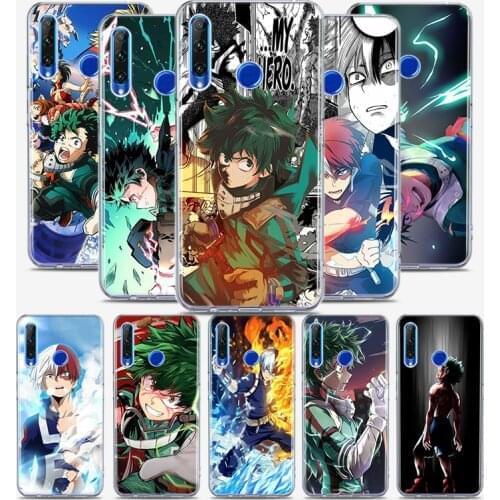 My Hero Academia Anime Silicone Cover For Honor 30 30S 30i 9 10 9A 9C 9S 9N 10i 10X 9X Lite Pro 5G Phone Case