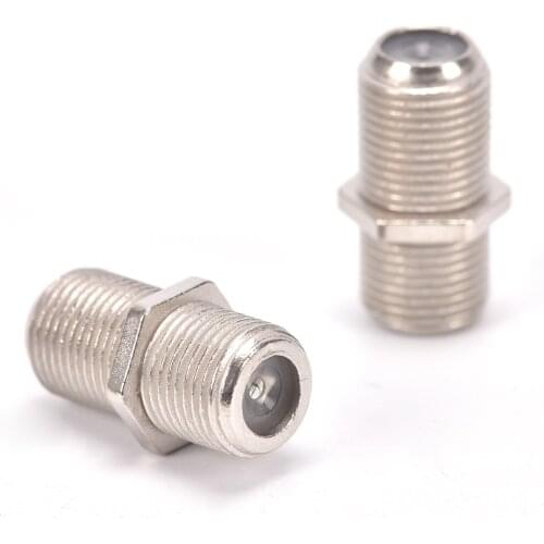 10pcs F Type Coupler Adapter Connector Female F/F Jack RG6 Coax Coaxial Cable