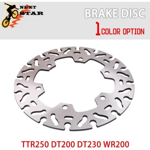 Motorcycle Rear Brake Disc Rotor For Yamaha TTR250 DT200 DT230 WR200 TTR 250 DT 230 200 WR 250 Off Road Dirt Bike