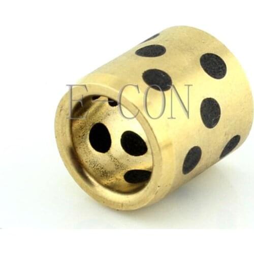 1PCS JDB Oilless Graphite Lubricating Brass Bearing Bushing Sleeve 8x12x15mm
