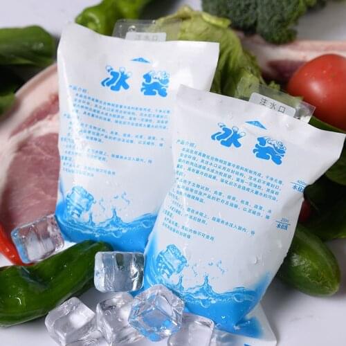 10Pcs Reusable Ice Bag Water Injection Icing Cooler Bag Pain Cold Compress Drinks Refrigerate Food Keep Fresh Gel Dry Ice Pack