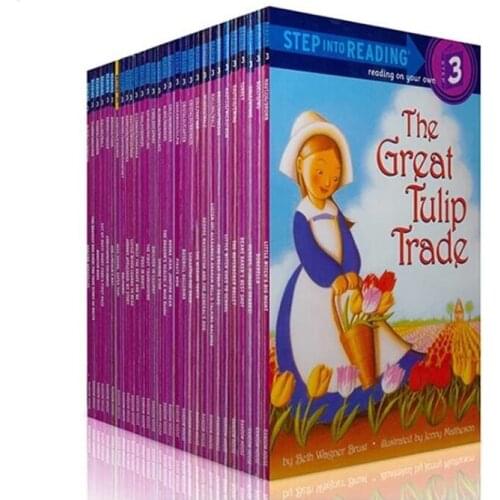 30 Books Step into Reading level 3 reading on your own Picture English story Books Kids Child learning textbook 5-12 years gift