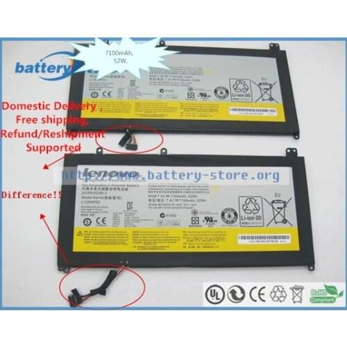 Genuine battery L12M4P62, 2ICP6/55/85-2 for Lenovo Ideapad U430p, Lenovo ideapad ultrabook U530, IdeaPad U430 Touch ,52W