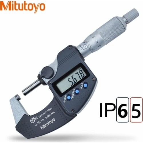 Mitutoyo Digital Micrometer 293-240 340 241 0-25mm 0.001mm IP65 Electronic Outside Micrometer Screw Gauge Caliper Measuring Tool