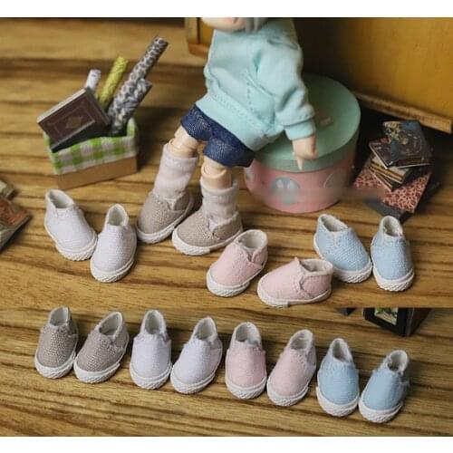 G10-147 children toy 1/2 ob11 GSC bjd dolls props Accessoriess shoes Canvas shoes sneakers 1pair