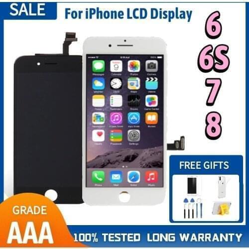 AAA Screen For iPhone 6 6S 7 8 Plus Touch Digitizer Display For iPhone 5 5S SE 6P 6SP 7P 8P LCD Replacement Assembly with Tools
