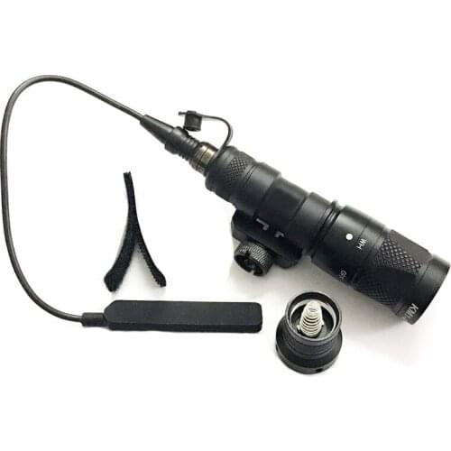 Tactical SF M300V Scout Light LED IR 20mm Rail Flashlight NV Infrared Output Rifle Weapon Light for Hunting