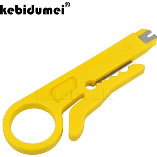 5pcs/lot Rotary Punch Down Network UTP Cable Cutter Stripper Crimper Pliers Wire Tools RJ45 Cat5 RJ12 RJ11 Cut Line Multi Tools