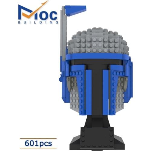 Jango Star Helmet MOC Building Blocks Space War Building Block Toys Childrens Educational Toys