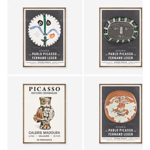 Pablo Picasso Art exposition téléchargement numérique affiche rétro impression