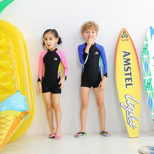 Swimsuit For Girls Kids 2020 Child Swimwear Girl Baby Clothing Female Men Women Long Sleeve Pants Children Sun Lovely Cap Animal