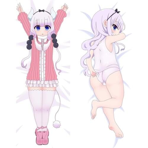 2020-April Update Japanese Anime Miss Kobayashis Dragon Maid Kanna Kamui Dakimakura Pillow Case Hugging Body Pillow Cover Case