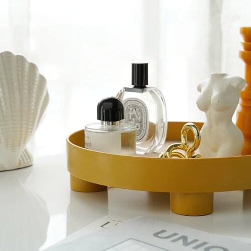 INS Tray ABS Aromatherapy Cosmetic Storage Tray Commercial or Household Plastic Dessert Snack Plate