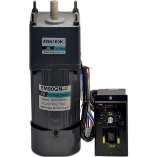 5M90GN-C AC gear motor single phase motor slow reversing micro-speed small motor AC220V/90W