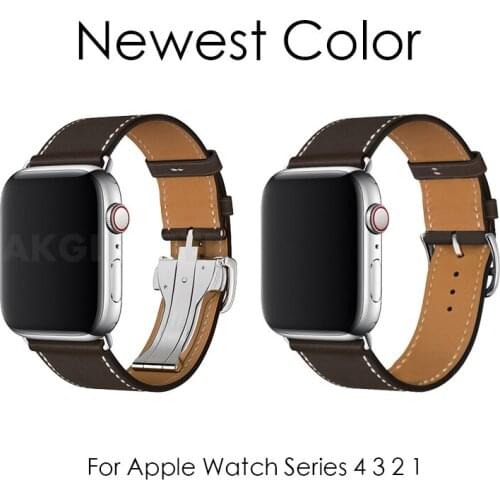 Newest Color Wrist Buckle Band For Apple Watch 5 4 40mm 44mm Single Tour Strap For iWatch Series 3 2 1 Belt Straps Watchbands