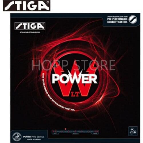 STIGA Power LT Table tennis rubber pimples in Speed+ Spin pips-in STIGA ping pong sponge