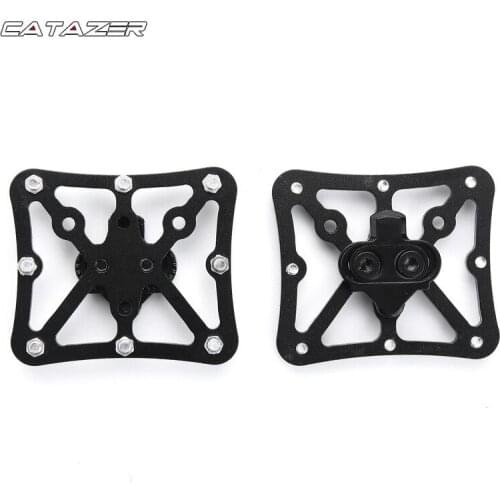 Mountain Bike Self-locking Pedal Lock Pedal To Flat Pedal Adapters Suitable for SHIMANO SPD Platform Adapters