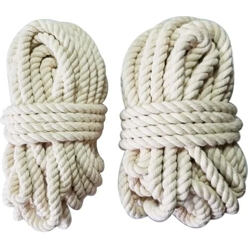 3mm-6mm cotton rope twine macrame cords tag hang handmade accessory DIY