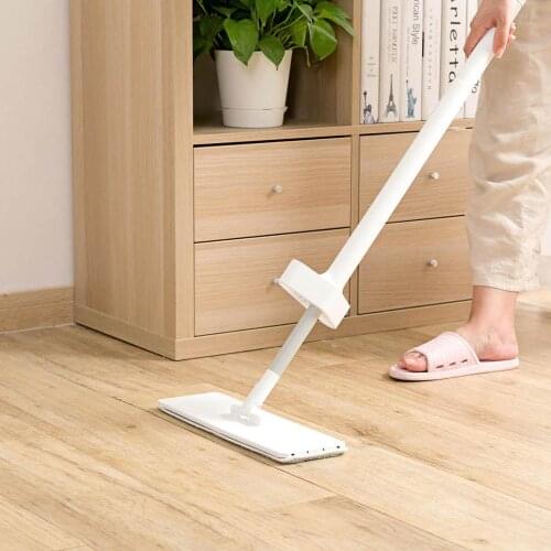 Tensible Floor Mop Sponge Mop Twist The Water Mop with 2 Head Microfibre Nozzle Flat Rotated Self Squeezing without Hand Washing