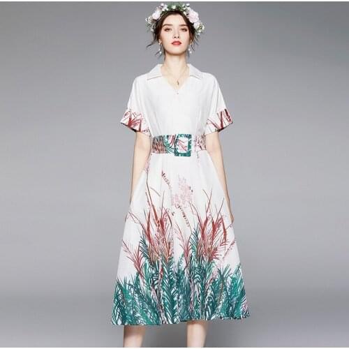 SKNG White Summer Dresses