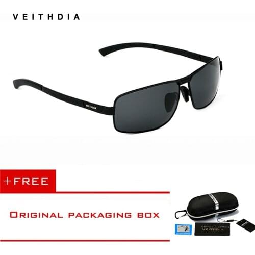 VEITHDIA Brand Mens Sunglasses Polarized Sun Glasses Driving Glasses oculos de sol masculino Eyewear Accessories shades For Men