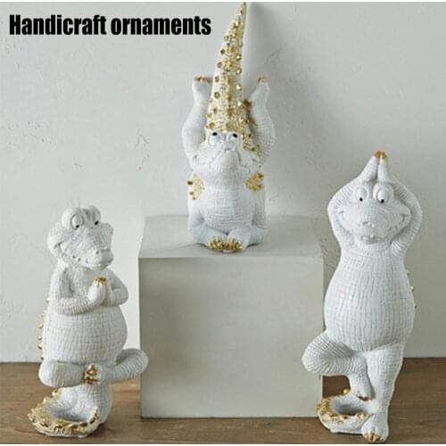 Newly Yoga Animals Ornaments Resin Crafts Statue High Quality Collection and Gifts for Home Office Decoration