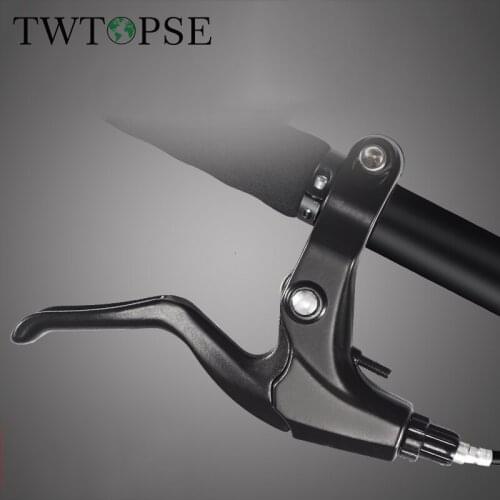 TWTOPSE Cycling Bicycle Bike Brake For Folding Bike Aluminum Alloy Left Right Brake Handle Black 22.2mm MTB Bike Parts 2021 New