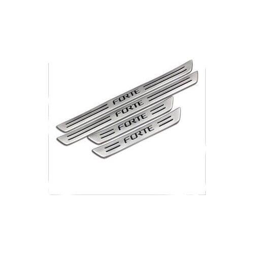 High quality stainless steel Scuff Plate/Door Sill for KIA Cerato/Forte 2009-2014 Car styling