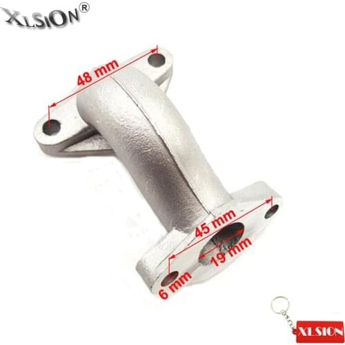 XLSION Manifold Intake Pipe For Chinese 50 70cc 90 110cc 125cc Pit Dirt Bike Kazuma ATV Quad Motorcycles