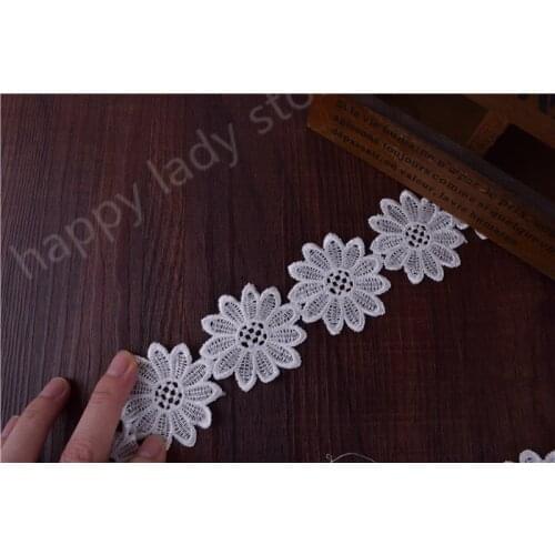 29yards Crean White flower Venise/Venice Lace Victorian Lace Craft sewing wide :4.8cm