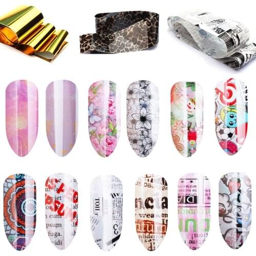 5Pcs/Set Nail Transfer Foil Holographic Rose Pink Slider Shimmer Sticker Wrap Nail Paper Adhesive Starry Manicure Art Decor