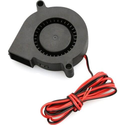 3/6 Pcs Silent DC 24V 5015 Cooling Blower Exhaust Turbo Fan Brushless Cooler for 3D Printer Computer NK-Shopping