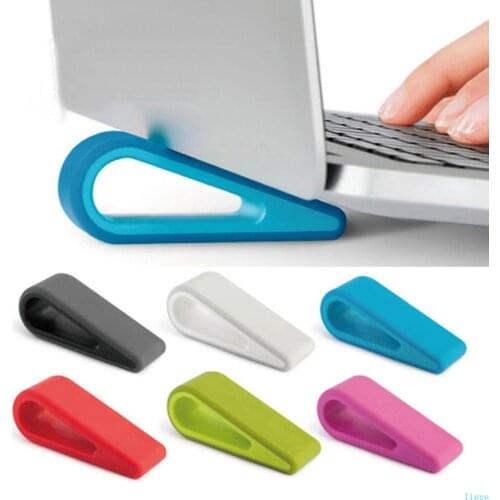 1/2Pcs Color Silicon Universal Portable Notebook PC Stand Notebook Accessori Laptop Holder Suitable For Mac Xiaomi Huawei Laptop