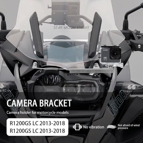 Motorcycle Holder Cam Camera Driving Recorder Bracket Front Camera Mount CamRack For BMW R1200GS LC R 1200 GS Adventure ADV