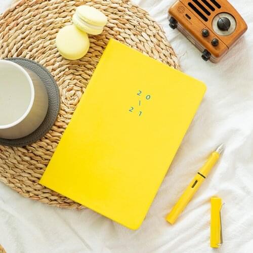 A5 Diary Notebook Agenda 2021/2022 Planner Organizer and Journal Weekly Plan Note Book Business Back to School Travel Handbook