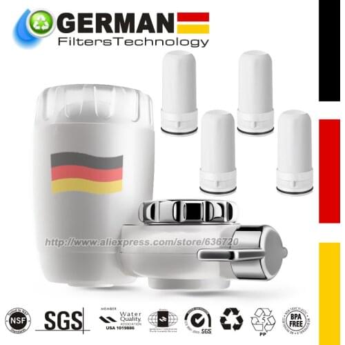 FC01 NSF Certified 320-Gallon Long-Lasting Water Faucet Filtration System, Faucet Tap Filter, Removes Lead, Flouride & Chlorine
