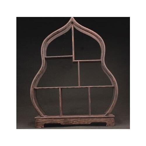 Exquisite Chinese Classical Handmade Old Rosewood Stand Display Shelf