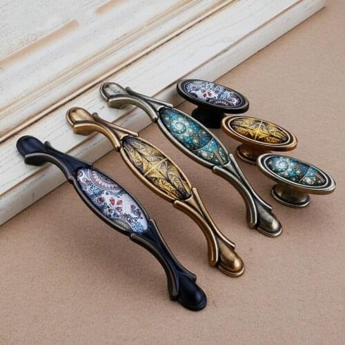 JD Classical Chinese Style Pattern Cabinet Knobs And Handles Closet European Kitchen Handles Luxury Furniture Handle Hardware