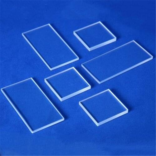 Quartz substrates/size 75*75*1mm/Transparent Quartz Sheet/High temperature resistance plate
