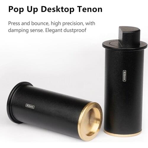 Table Card Limit Tenon Hand Tool Brass Desk Black Durable High-precision CNC Machining Quick Release