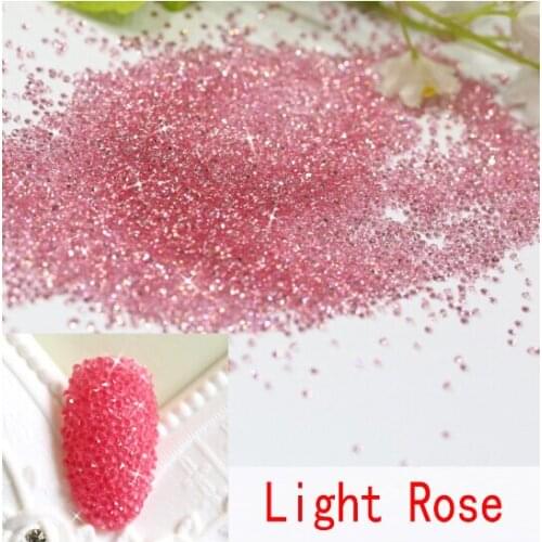 Non Hotfix Crystal Strass Rhinestones 1.2mm Light Rose Nail Art Crystals DIY Pink Color 3D Gems decoration