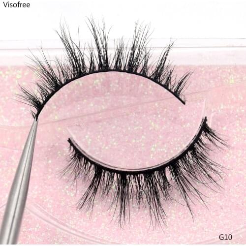 Visofree 3D Mink Eyelashes Newest Handmade Lashes 100% Cruelty Free Mink Lashes Natural Long Eyelashes Popular Makeup Eyelashes