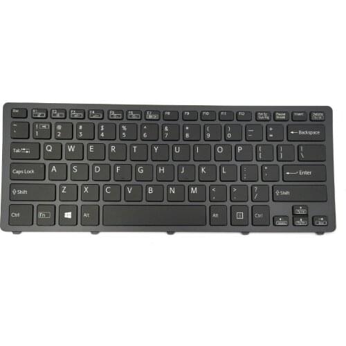 New Laptop Keyboard for Sony VAIO SVF14N2B4E SVF14N2B4R SVF14N2C4E SVF14N2C4R SVF14N2C5E SVF14N2D4R Black With Backlit